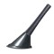 Tija antena auto Sumex, negru, cauciucata, 80mm, adaptor 5-6mm