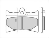 Set placute frana FT3031 &ndash; Aprilia AF1 - RS 125cc &ndash; Benelli Devil &ndash; Spring 50-125cc KTM MX &ndash; GS &ndash; Enduro 125-600cc, Oem