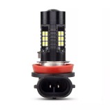 Cumpara ieftin Bec LED Auto Techstar H11/H9/H8, 6000K Alb Rece, 1200LM, 21SMD, DRL, Faruri Ceata