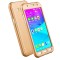 Huse hard 360 de grade pentru Samsung J5, J500, Full Body, Gold