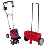 Einhell GE-CR 30 Li PXC + GC-SR 12 - Sapatoare fara acumulatori si incarcator Li-Ion 18 V - Ah 300 mm + Insamantator universal 12 l