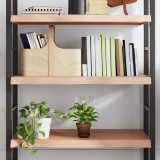 VidaXL Raft de perete maro deschis 80x60x(2-6) cm lemn stejar tratat