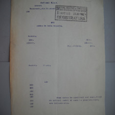 HOPCT DOCUMENT VECHI 339 MINISTERUL INDUSTRIEI COMERT EXTERIOR /BUCURESTI 1936