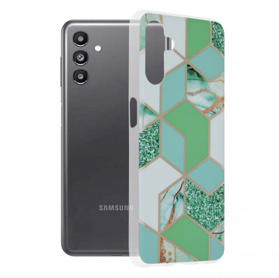 Techsuit - Marble Series - Samsung Galaxy A13 5G verde foto