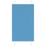 vidaXL Jaluzea plisată albastru 75x100cm Lățime țesătură 74,4 cm