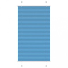 vidaXL Jaluzea plisată albastru 75x100cm Lățime țesătură 74,4 cm 4015172