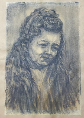 Ilie Arjoca (1896-1967) - Portret de femeie foto