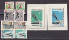 Albania 1963 sport olimpiada MI 793-802 MNH w61 foto