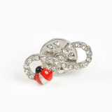 Brosa martisor semnul infinit cu buburuza
