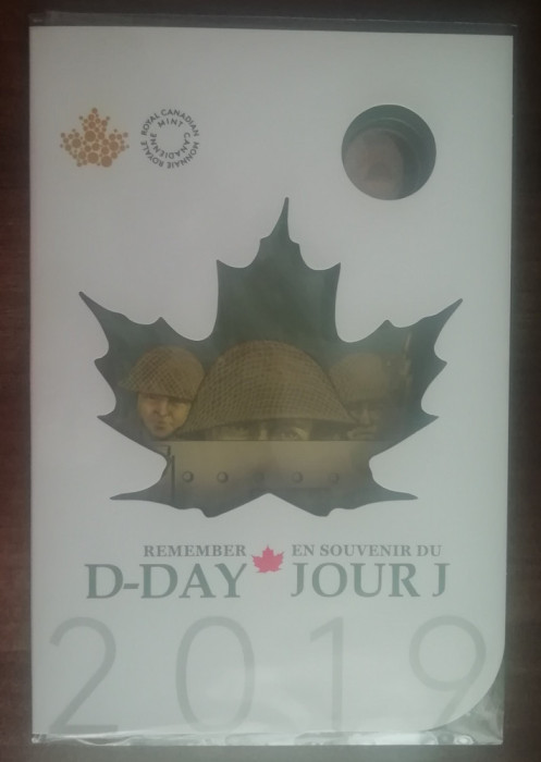 D12 - set monede - Canada - omagiere participare al II-ea razboi mond - 2019