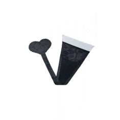 GS1075-1 Chilot invizibil, fara benzi pe lateral, cu model inimioara