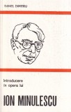 Daniel Dimitriu - Introducere in opera lui Ion Minulescu