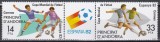 ANDORRA - 1982 - SPORT , FOTBAL STRAIF CU VIGNETA NESTAMPILAT