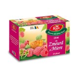 Ceai cu zmeura si miere, 20 plicuri, Fares