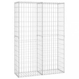 vidaXL Coș gabion cu capace, s&acirc;rmă galvanizată, 150 x 100 x 30 cm