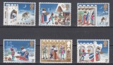 A12 S8 3 - Timbre foarte vechi - Marea Britanie - Anglia - Craciunul - 1973