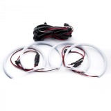 Kit Angel Eyes LED COTTON pentru BMW E46 Coupe/Cabrio Fara Facelift, far Bosch - 4x146mm