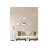 Cumpara ieftin Ceas de perete 3D - Cifre Mari Gri 40 cm