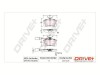 Dr!ve+ DP1010.10.0833 set placute frana,frana disc