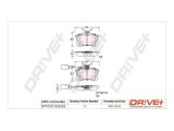 Dr!ve+ DP1010.10.0833 set placute frana,frana disc