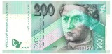 Slovacia 200 Koroane Korun 2002 P-41 UNC