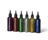 Set Sclipici Pulbere Fină EMC ONSHOP&reg;, 6 Culori x 30g, Recipiente din Plastic cu V&acirc;rf Dozator, Activități Creative, Proiecte Școlare și Craft, Manichi