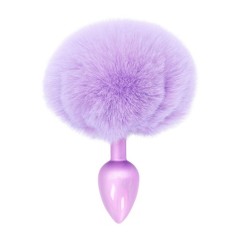 Dopuri anale cu codita - ToyJoy Fericire Dop Anal Codita Fermecatoare de Iepuras Violet Un Strop de Rafinament Jucaus