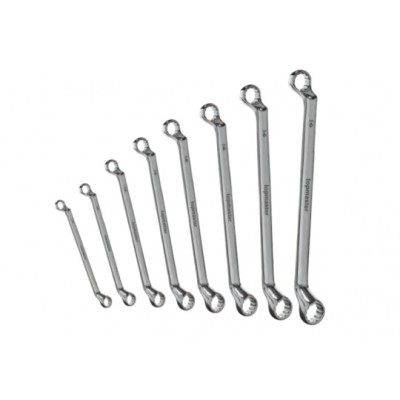 Set 8 bucati chei inelare cotite 6-22mm CR-V, Topmaster, 235118 foto