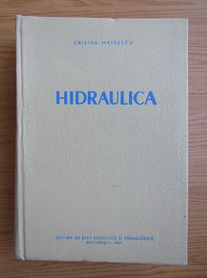 Cristea Mateescu - Hidraulica