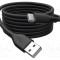 Cablu USB 2.0 DIGITUS USB A la USB C 0,5m 60W negru