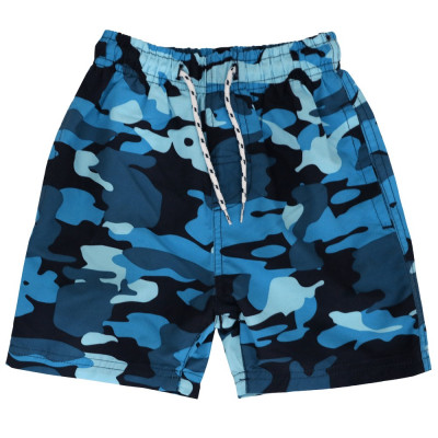 Pantaloni scurti baieti Army Sailin Zone, pentru plaja, poliester, imprimeu camuflaj, Multicolor foto