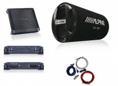 Pachet Subwoofer Auto ALPINE SWT-12S4 + BBX-T600 + 350940 foto