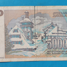 500.000 Dinari anul 1993 Bancnota Iugoslavia 5 SUTE MII - Jugoslavije