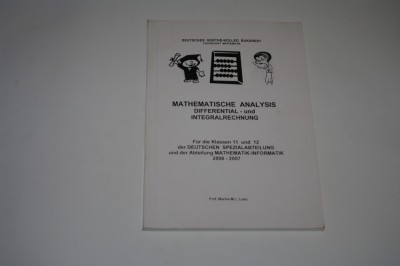 Mathematische analysis differential - integralrechnung klassen 11 und 12 - Ludu foto