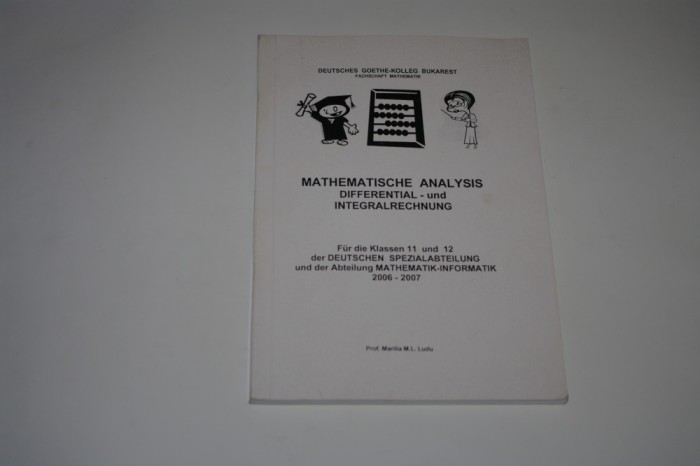 Mathematische analysis differential - integralrechnung klassen 11 und 12 - Ludu