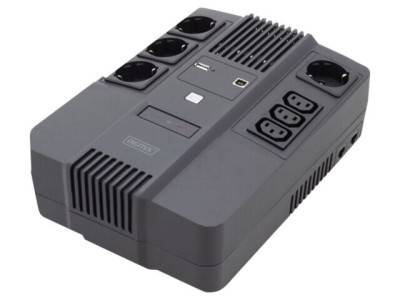 DIGITUS UPS 480W 800VA 9 prize protecție PC și echipamente telecomunicații foto