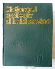 DICTIONARUL EXPLICATIV AL LIMBII ROMANE DEX&amp;quot;, I. Coteanu, Academia R.S.R, 1975 foto