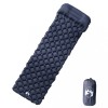 Saltea Camping Gonflabila Gossi, 1 Persoana, Perna Integrata, Gri, Nailon 40D, 188x62.5x5.5cm, Usoara, 200kg