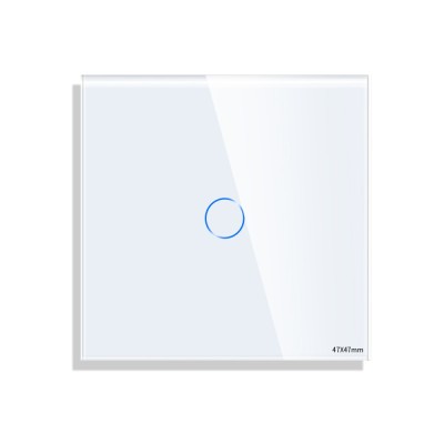 Panou Intrerupator Simplu cu Touch Mini din Sticla LUXION SmartElectro IntelligentHouse foto