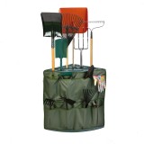 Suport pentru Unelte de Gradina tip Coltar, Montare pe Perete, 43x43x59 cm