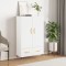 Gossi dulap inalt, alb, 69,5x31x115 cm, lemn prelucrat