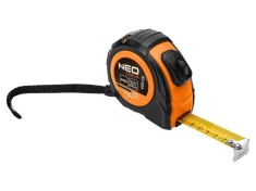 Ruletă de măsură NEO TOOLS 7,5m x 25mm, clasa II, oțel