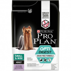 Purina Pro Plan Small &amp;amp;amp; Mini Adult OptiDigest Grain Free Turkey 2,5 kg foto