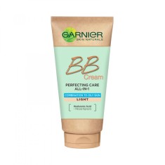 Crema BB multifunctionala Garnier, pentru ten mixt si gras Skin Naturals, nuanta deschisa, 50 ml foto