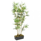 vidaXL Arbore din bambus artificial 552 de frunze 120 cm verde 358964