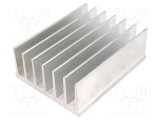 Radiator extrudat cu aripioare STONECOLD L: 100mm W: 78mm H: 35mm brut