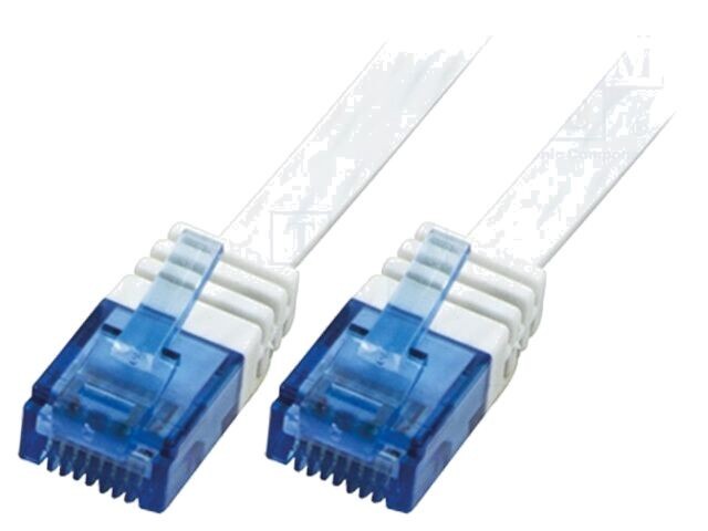 Cablu Patch U/UTP Cat6 PVC Alb 3m