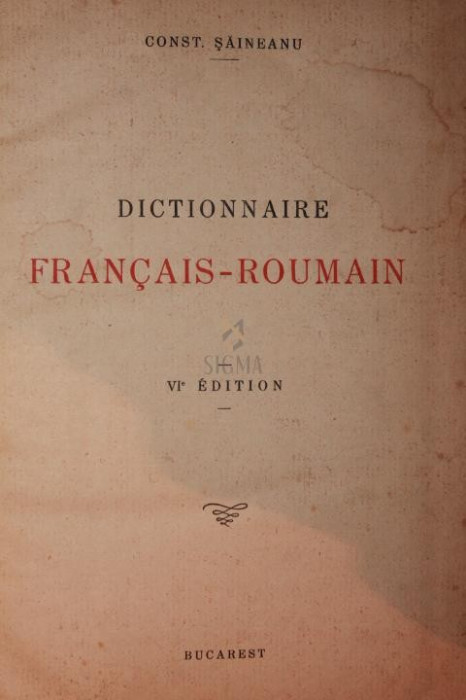 DICTIONNAIRE FRANCAIS-ROUMAIN