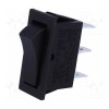 Intr FR 30.4x11.2mm 10A 250Vac OFF-(ON) negru