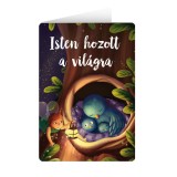 Felicitare - Isten hozott a vilagra - Bufnita | Anda Ansheen
